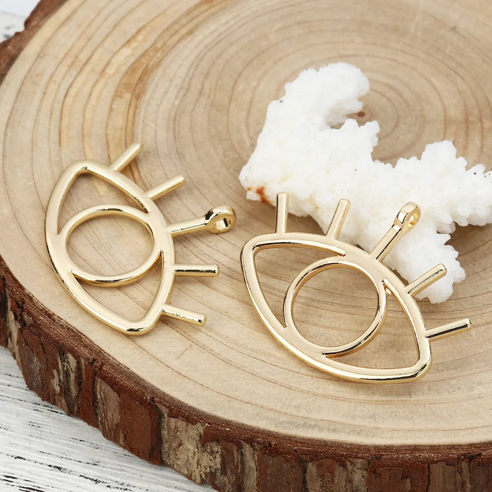 DoreenBeads Модные цинковый сплав Подвески глаз астронавт, космонавт золотой, серебряный тон для самодельных ювелирных изделий Подвески, 2 шт