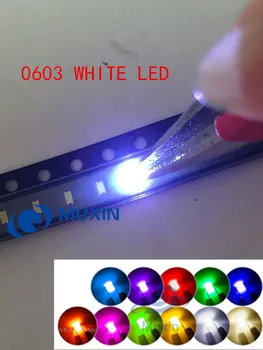 

1000PCS SMD 0603 LED DIY Kit Super Bright Red/Green/Blue/Yellow/White/Warm White//Orange/ Water Clear LED Light Diode Set