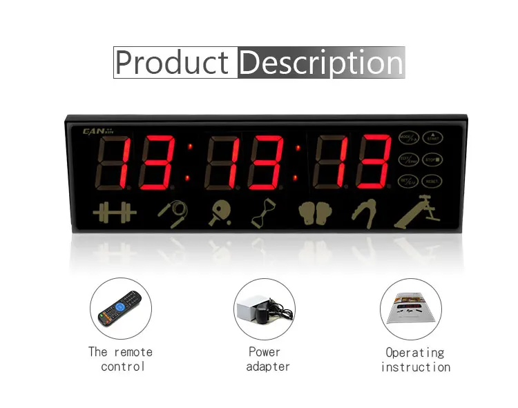 Alibaba china wholesale modern remote control electronic plastic table light alarm 1.5" clock