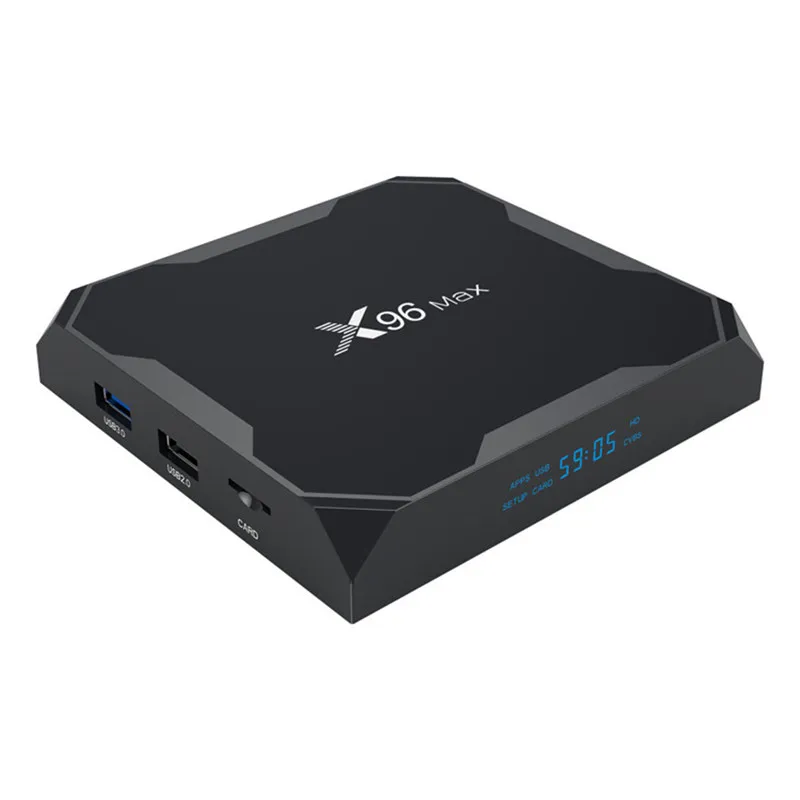 X96max MAX Plus BOX 4K S905X2 TV Box Android 9 0 Smart Set Top 4 Core H.265 3D медиаплеер для HDMI IPTV | Электроника