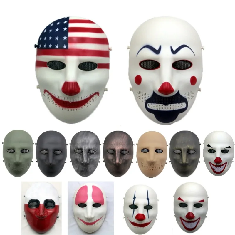 ZJZ09PaydayClownMilitaryTacticalSkullFullFaceMaskCSWargame