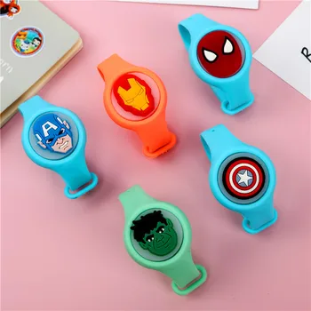 

Marvel Avengers wristband Disney Captain America Hulk Iron Man Spiderman Anime Figure Toy Kid Birthday Gift