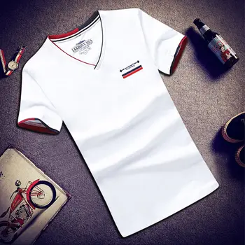 

Summer men's short sleeve t-shirt men's slim Korean half sleeve T-shirt cotton pure clothes trend men's