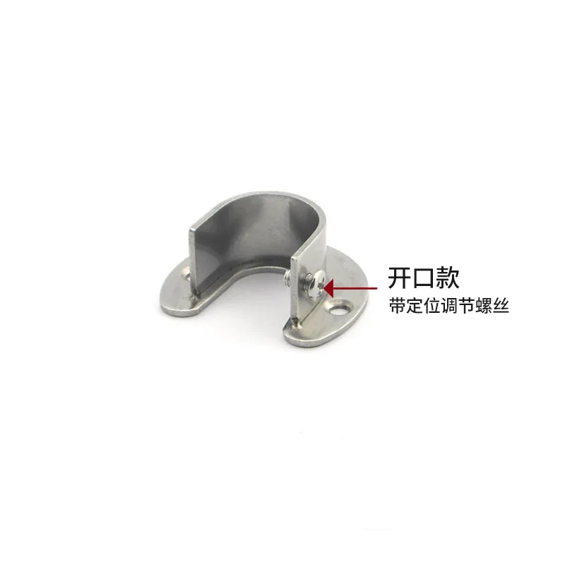 Толстая нержавеющая сталь yi guan zuo Clothesline Pole гардероб вешалка для одежды из нержавеющей стали круглая труба ромб Регулируемый фланец