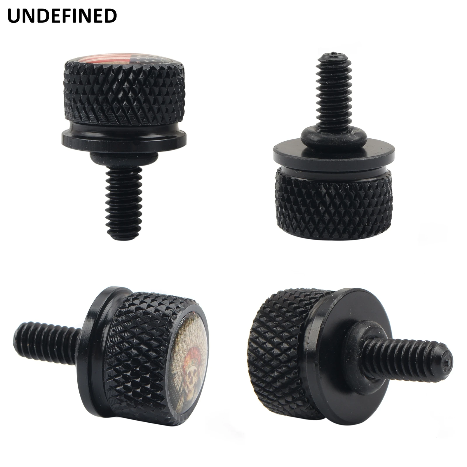 

Motorcycle Rear Seat Bolts Mount Screw Cap Knurled For Harley Touring Dyna Wide Glide Sportster XL Softail 2009-2014 Universal