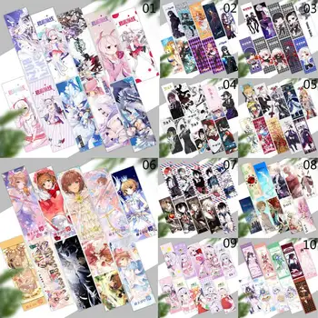 

10Pcs/set Anime Cartoon Bookmarks Creative DIY Decoration Book Folder Stationery Student Office Supply For kid Gifts