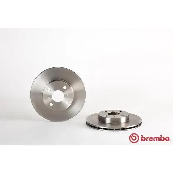 Диск тормозной TOYOTA PASEO/STARLET 91-00 передний вент. BREMBO