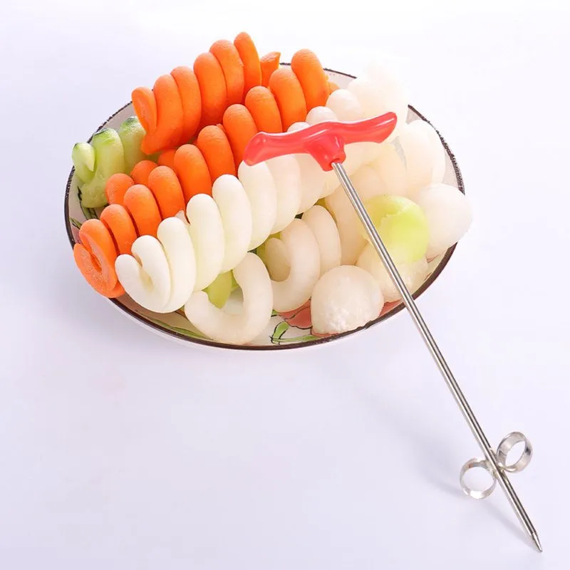 Vegetables Spiral Knife Potato Carrot Cucumber Chopper Spiral Screw Slicer Cutter Spiralizer kitchen Accessories Gadgets vegetable peeler