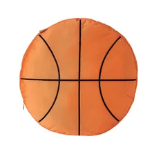 Basketball Plush Rugby Football Ball Creative Home Pillow Cafe Pillow Creative Bar Baseball for Plush Soccer Throw Shaped Throw