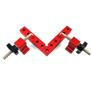 

90 Degrees L-Shaped Auxiliary Fixture Splicing board Positioning Panel Fixed clip Carpenter's Square Ruler Woodworking tool