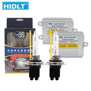 

HIDLT AC 35W F3 Fast Start HID Ballast Kit Xenon HeartRay HID Headlamp Bulb H1 H7 H11 9005 9006 D2H 45000K 5500K 6500K Car Light