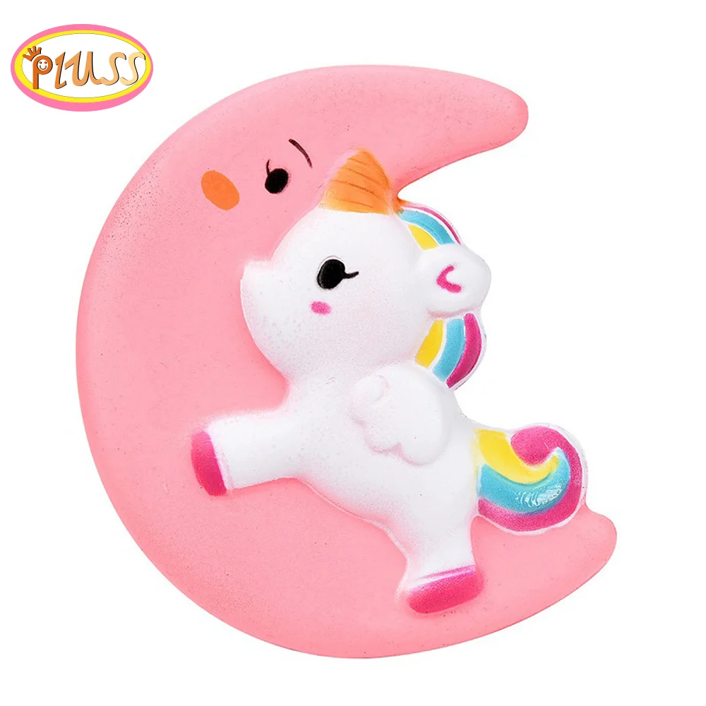 Cute Unicorn Squishy Horse Squeeze Toys Cartoon Doll Squishy Soft Slow Rising Stress Relief Fun Gift Toys for Kids