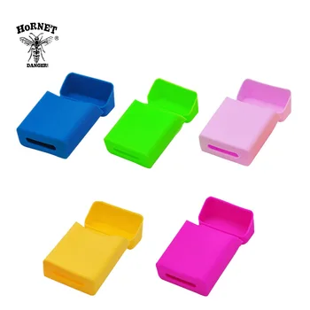 

HORNET Colorful Silicone Tobacco Cigarette Case Cover Fashion Portable Man/Woman Elastic Cover Durable Tobacco Storage Boxes