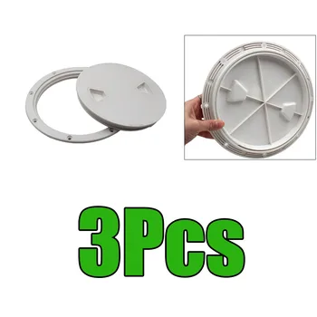 

3x ABS Boat 4" Deck Inspection Access Hatch Screw Out For Yacht Marine