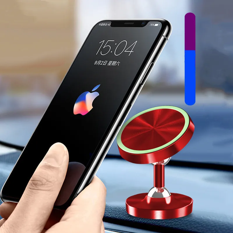 Металлический автомобильный двойной шар держатель для мобильного телефона