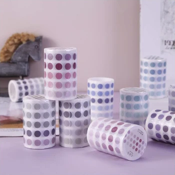 

Creative Dot Combination Washi Tape Set Decorative Adhesive Masking Paper Tape Office Stationery Scrapbook 1PCS