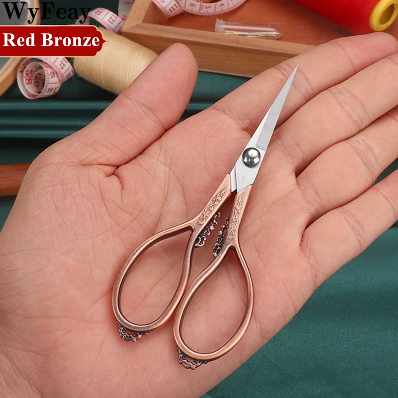 2021 NEW Professional Stainless Steel Vintage Scissors Sewing