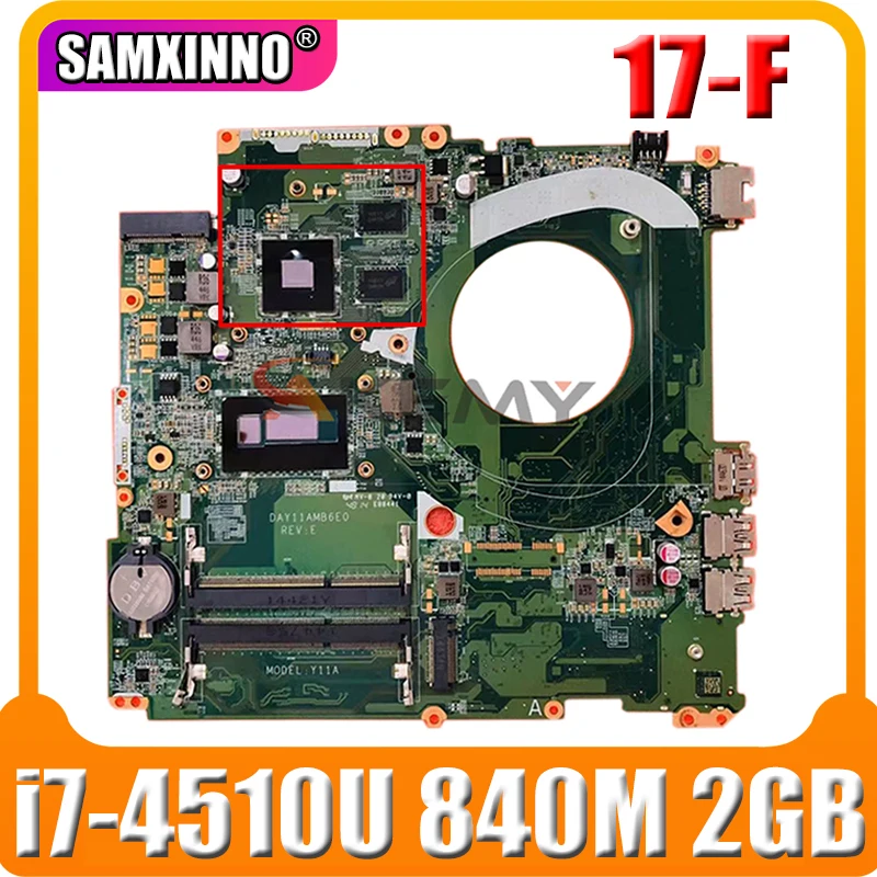 Для HP 17-F серии Материнская плата ноутбука 767412-501 767412-001 аккумулятор большой