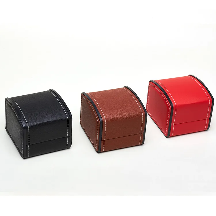 

Brand PU Leather Watch Box Storage Electronic Watch Gift Flip Gift Box Watch Counter Display Box shou chuan he
