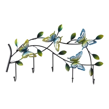 

Country hook creative wrought iron coat hook Nordic wall coat hook wall decoration hook porch door key holder