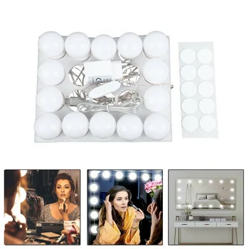

14 Bulbs Make-up Light LED Mirror Lights USB Dimmable Mirror Lamps Make Up Lamp