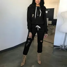 Женский спортивный костюм, зимний женский спортивный костюм, Модный женский повседневный спортивный топ с длинными рукавами+ комплект длинных штанов#3