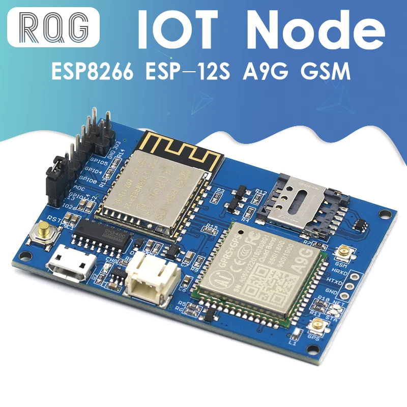 ESP8266 ESP-12S ESP12S A9G GSM GPRS + GPS IOT узел V1.0 модуль макетная плата с универсальным wi-fi и