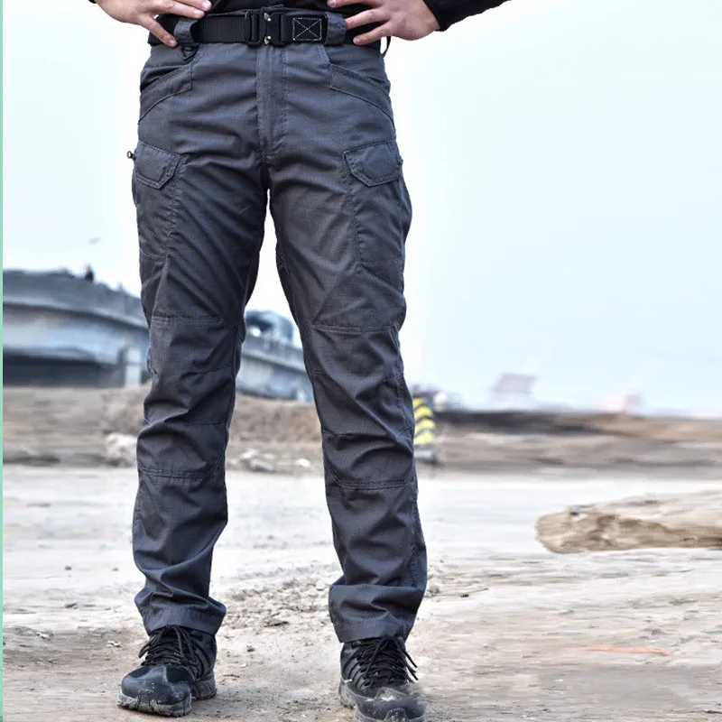 

2020 Tactical Pants Military Cargo Pants Men Knee Pad SWAT Army Airsoft Solid color Clothes Hunter Field Combat Trouser Woodland