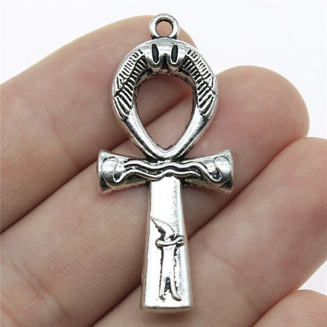 Key Of Life Ankh Cross Charms For Jewelry Making Bracelet Pendant DIY  6pcs/set - AliExpress