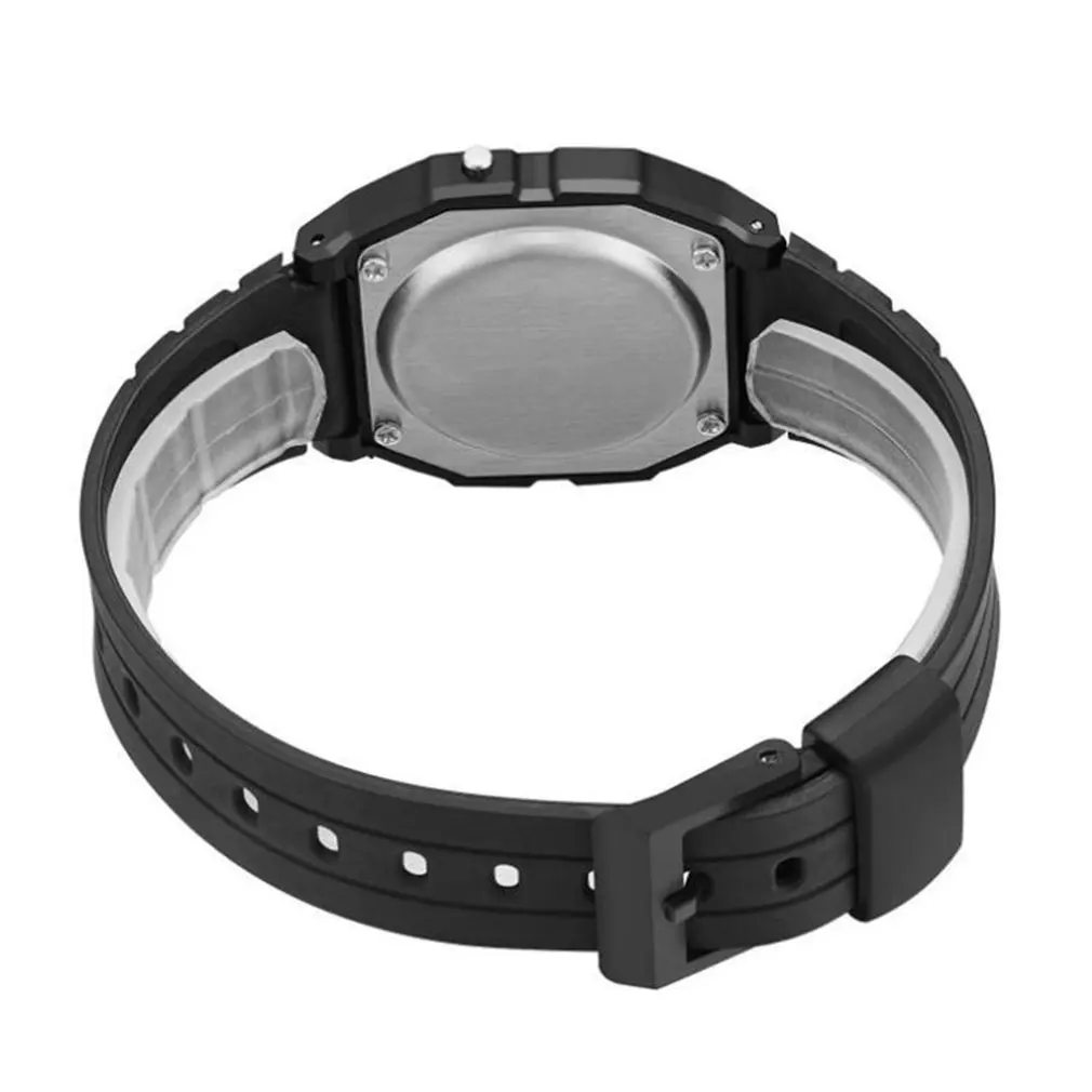 Multifunctional Men's Waterproof Digital Sports Watch with LED Light Smart Wristwatch Casual Luminous Watche with Pedometer