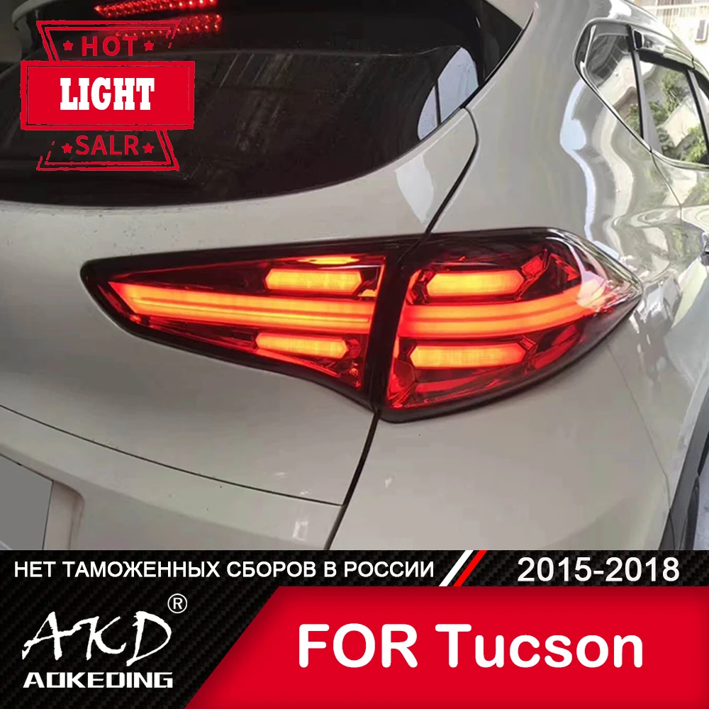 For Hyundai Tucson Tail Lamp 20152018 Led Fog Lights Day Running Light