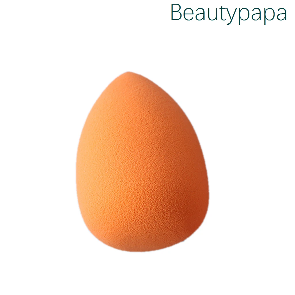 BeautyPaPa оранжевый Макияж Блендер супер мягкий косметический спонж для макияжа пудра Гладкий жидкий консилер аппликатор