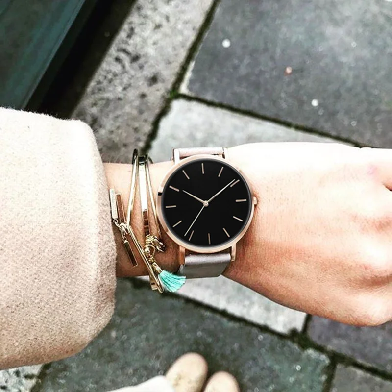 Women's Watches Ultra-thin Ladies Watch Leather Women Fashion Wrist Watches Clock Women Gift Relogio Feminino Saat