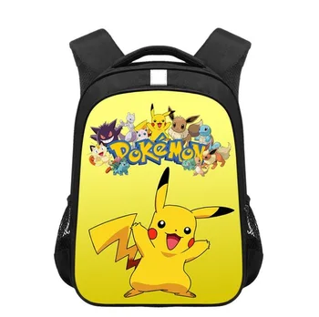

Anime pokemon children School Bags Cartoon Pikachu Charizard Primary Backpack Girls Boys Schoolbag Kid Book Bag 16 inch