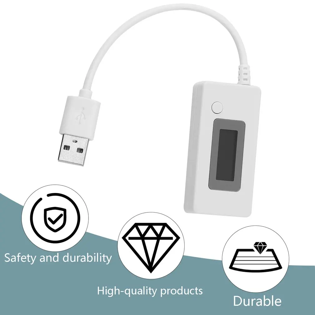 Профессиональный ЖК-дисплей USB мини-тестер напряжения и тока для монитора детектор мобильный измеритель мощности KCX-017 Лидер продаж