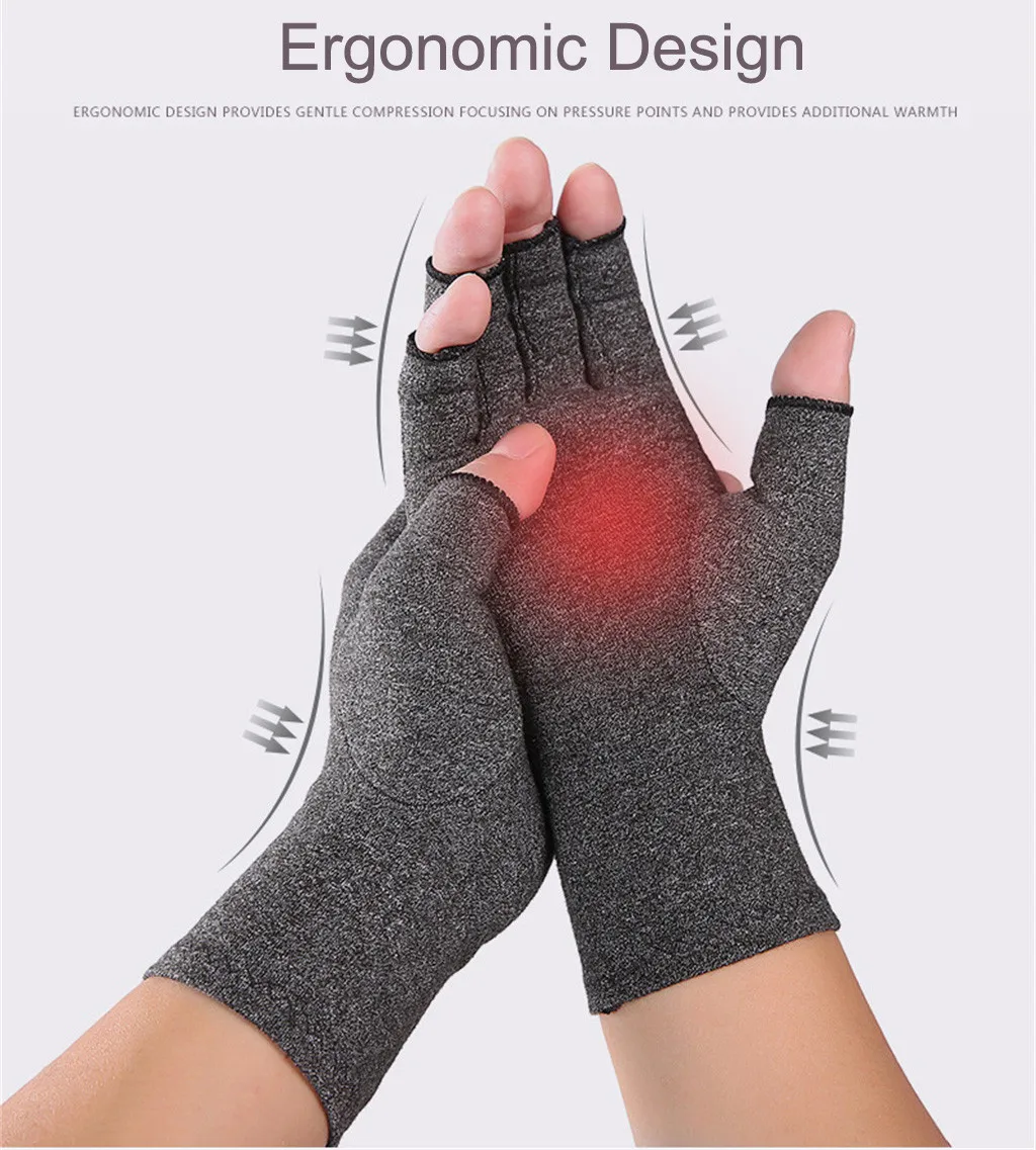 Зимние рукавицы перчатки с сенсорным экраном женские ревматоидные компрессионные перчатки для рук для остеоартрита# j8