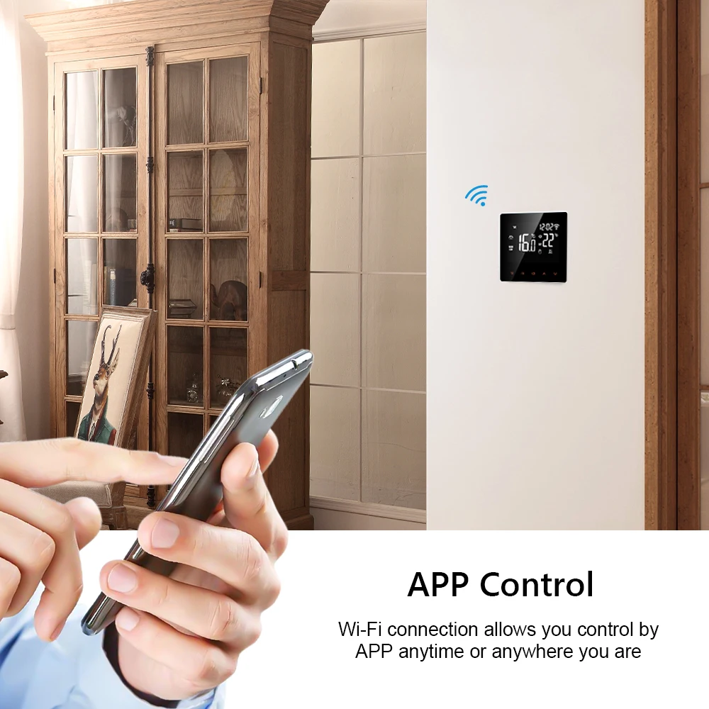 Controlador de Temperatura para Aquecimento Caldeira de Água Gás para Smartlife Avatto Tuya Wifi Inteligente Termostato Piso Elétrico Trabalho - App 16a - Image 4