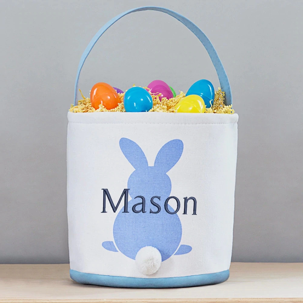 Wholesale 30pcs/lot Easter Basket Easter Bunny Tote Bag Kids Gift Easter BucketGift Bags