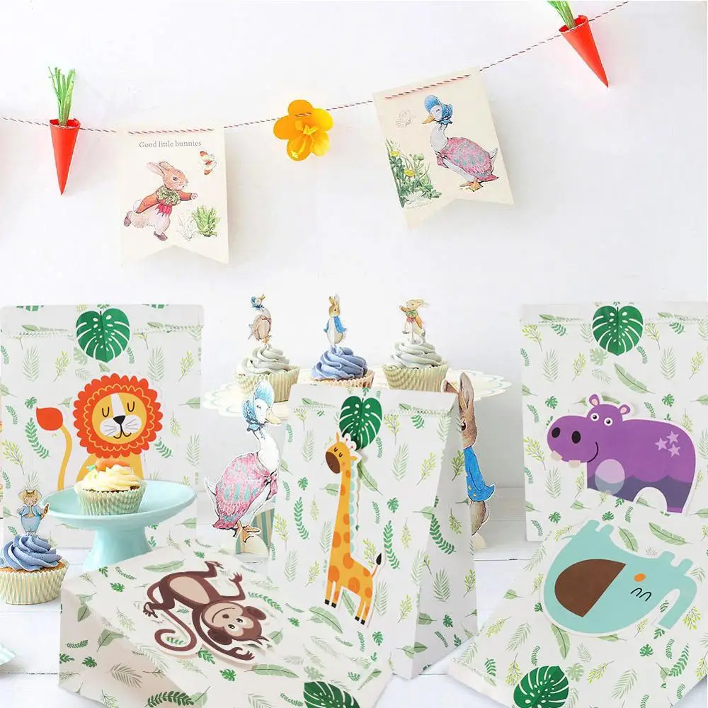 Подарочные пакеты с наклейками для детей 12 шт. | Дом и сад