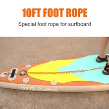 Keen so 112cm Stand Up Paddle Board Coiled Spring Leg Foot Corde Jaune/Orange PU Surf Leash pour Planche de Surf Keen so 112cm Stand Up Paddle Board Coiled Spring Leg Foot Corde Jaune/Orange PU Surf Leash pour Planche de Surf