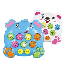 Светодиодный для раннего обучения детей игрушки Красочные Музыкальные игрушки для малышей развивающие инструменты игрушки дети играть стук хит хомяк