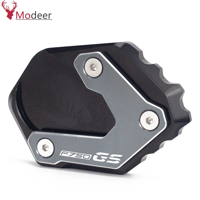 Kickstand Side Stand Extension Plate Pad For BMW F750GS F 750GS F750 GS F 750 GS 2018 2019 Motorcycle Enlarge Support Pad (9) 副本