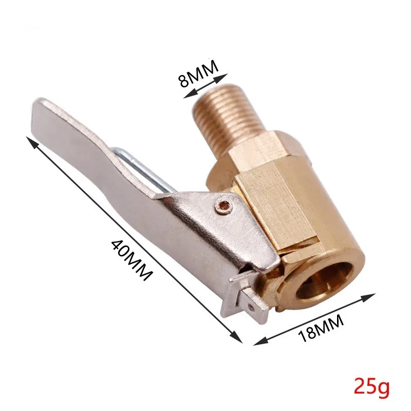 Car Auto Tire Inflator Valve Air Pump Clip Pure Copper Nozzle Quick Adapter Connector Inflatable Accessories | Спорт и развлечения