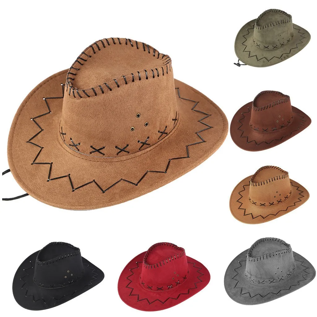  - West Cowboy Hat For Men Solid Color Mongolian Caps Women Sun Hats Fashion Grassland Sunshade Women Baseball Cap кепка мужская