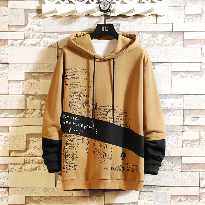 Spring Autumn 2020 Print Skateboard Casual New Men Hip HOP Hoodies Sweatshirts Streetwear One Piece Brand Black White Spring Autumn 2020 Print Skateboard Casual New Men Hip HOP Hoodies Sweatshirts Streetwear One Piece Brand Black White