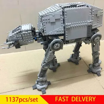 

05050 New Star Series Wars Motorized Walking AT-AT Model Building Kit Set Blocks Bricks fit 10178 DIY Toys Children Gift