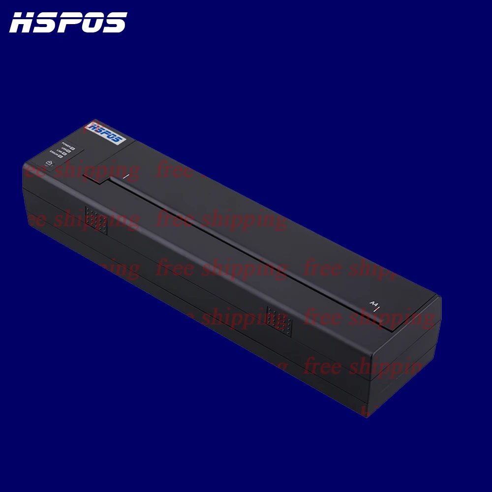 HSPOS новейший A4 портативный термопринтер с батареей для печати документов в любом месте в любое время