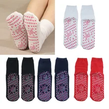 1 пара для мужчин и женщин, длинные турмалиновые Самонагревающиеся теплые носки для ног, теплые зимние носки для ног