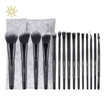 

Make Up Brush Set Delicate Makeup Brushes With Bag Powder Foundation Contour and Eye Brushes 2020 New Model K510