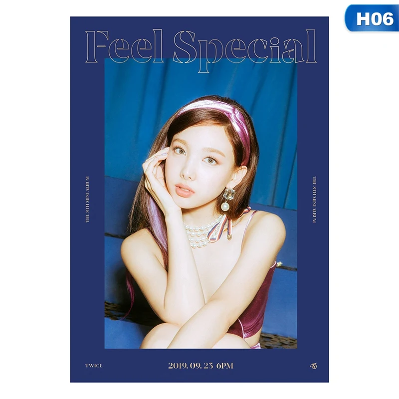 06 1 шт. Kpop Twice Feel Special Concert Hand support ткань для баннер висящий плакат для фанатов коллекция подарок - Цвет: 06